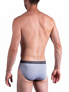 Комфортные брифы из модального трикотажа серого цвета Olaf Benz 130342c4104